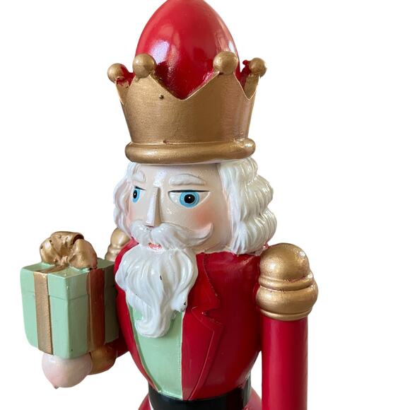 Martha Stewart CHRISTMAS NUTCRACKER 14in Red Green Traditional HOLIDAY Decor - Picture 15 of 15